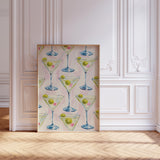 Pink Dirty Martini Wall Art Print