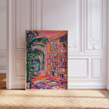 Bookshelf Wall Art Print