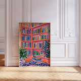 Bookshelf Wall Art Print