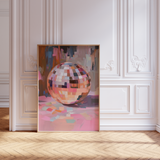 Pink Disco Wall Art Print