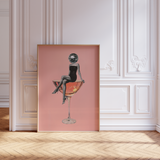 Pink Cocktail Wall Art Print