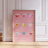 Pink Martini Wall Art Print