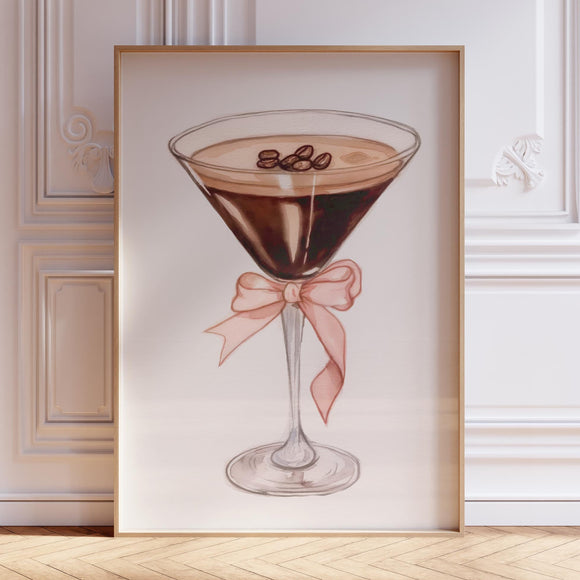Espresso Martini Wall Art Print