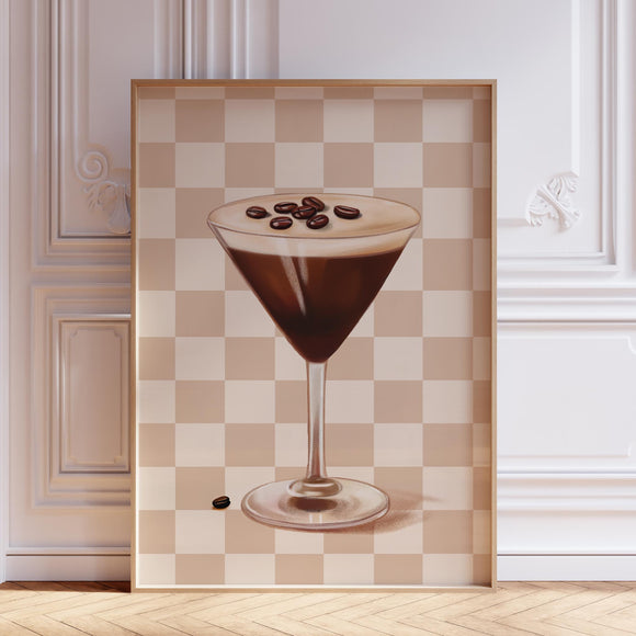 Espresso Martini Wall Art Print
