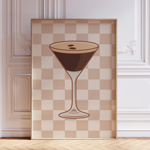 Espresso Martini Wall Art Print