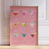 Pink Martini Wall Art Print