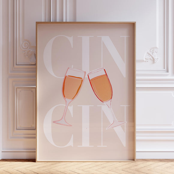 Cheers Wall Art Print