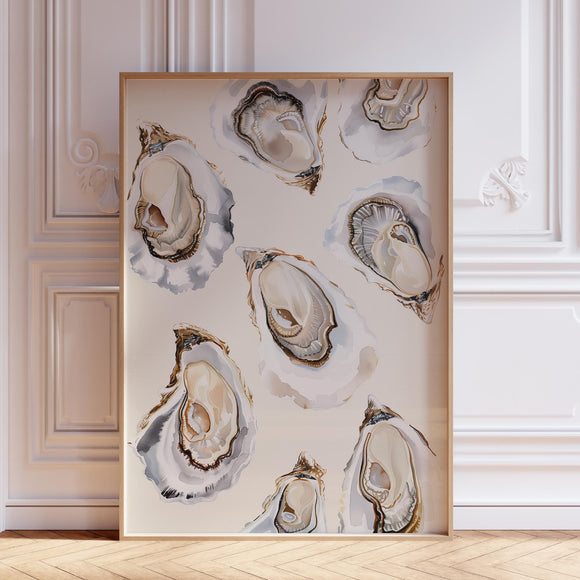Oyster Wall Art Print