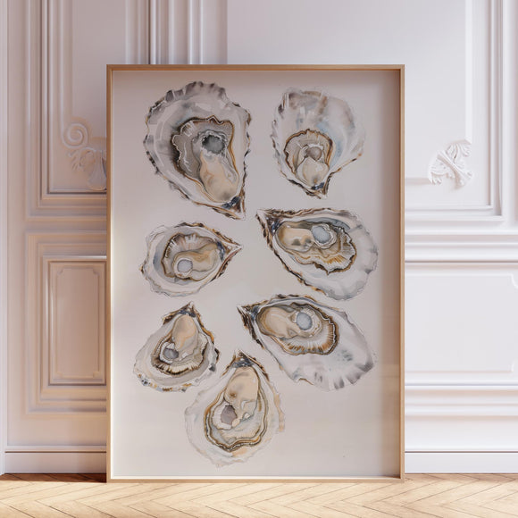 Oyster Wall Art Print