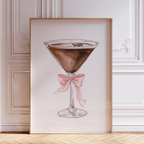 Espresso Martini Wall Art Print