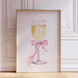 Champagne Wall Art Print