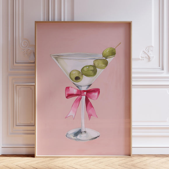 Dirty Martini Wall Art Print