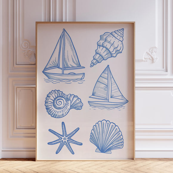 Coastal Wall Art Print
