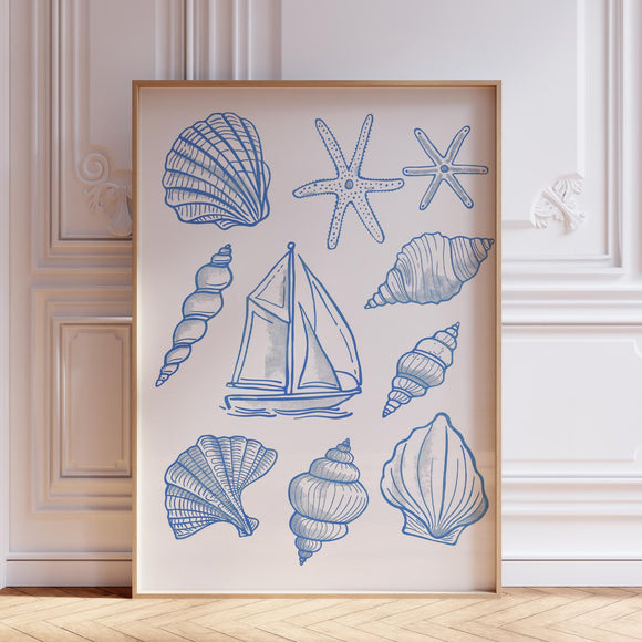 Coastal Wall Art Print