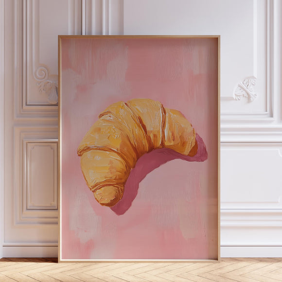 Croissant Wall Art Print