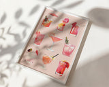 Pink Cocktail Wall Art Print