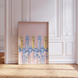 Pink Champagne Wall Art Print