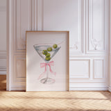 Dirty Martini Wall Art Print