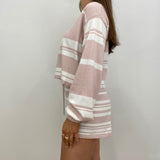 Riley Striped Lounge Top