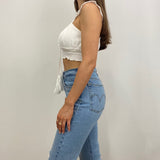 Kayla Ruffled Crop Top