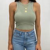 Madison Ribbed Crop Top