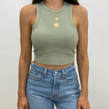 Madison Ribbed Crop Top