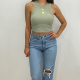 Madison Ribbed Crop Top