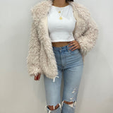 Josie Faux Fur Oversized Hooded Jacket