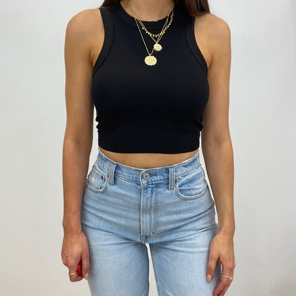 Madison Ribbed Crop Top