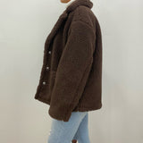 Myra Brown Teddy Fleece Coat