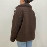 Myra Brown Teddy Fleece Coat