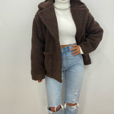 Myra Brown Teddy Fleece Coat