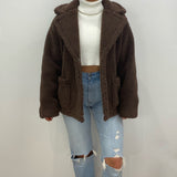 Myra Brown Teddy Fleece Coat