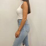 Nova Mock Neck Crop Top