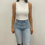 Nova Mock Neck Crop Top