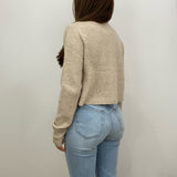 Nola Mock Neck Cropped Sweater