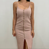 Mckinley Ribbed Knit Bodycon Midi Dress